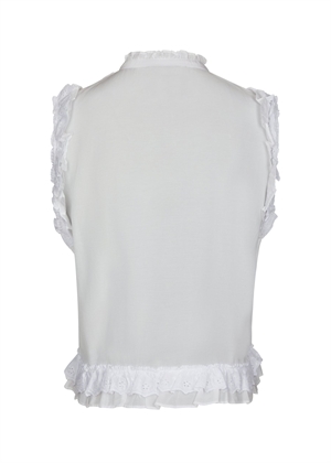 Celia ruffle top White Neo Noir 